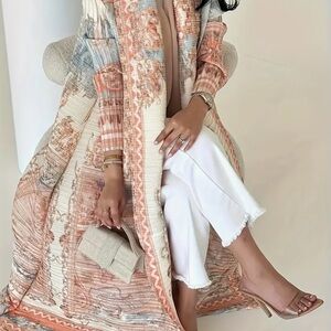 Bohemian Multicolor Long Kimono Tall Girls